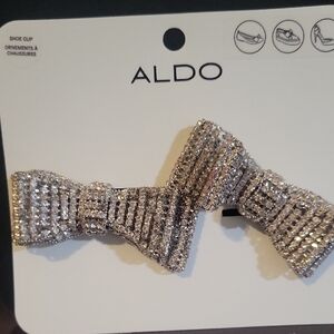 ALDO Silver Bow Shoe Clip